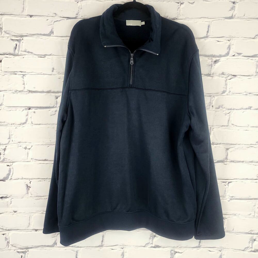 Vince Pullover sweatshirt Quarter Zip Men XXL Warm  gorpcore cabincore cozycore